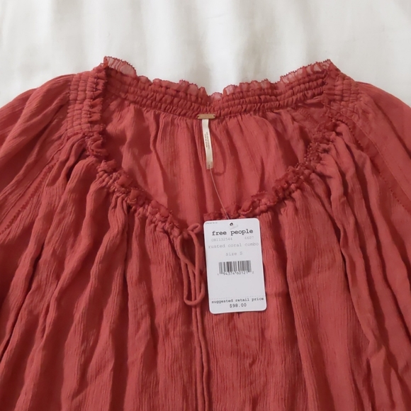 NWT Free People Banda Blouse Size Small - Picture 4 of 4